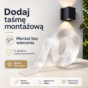 Lunimo Taśma Dwustronna 2M